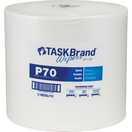 Chiffons de premi&egrave;re qualit&eacute; P70 TaskBrand, Robuste, 13" lo x 12" la Seagulf Marine Industries Inc.