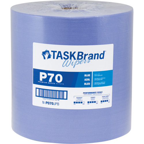 Chiffons de premi&egrave;re qualit&eacute; P70 TaskBrand, Robuste, 13" lo x 12" la Seagulf Marine Industries Inc.