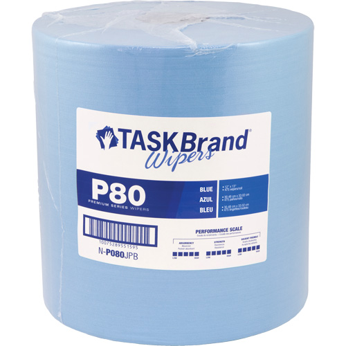 Chiffons de premi&egrave;re qualit&eacute; P80 TaskBrand, Robuste, 13" lo x 12" la Seagulf Marine Industries Inc.