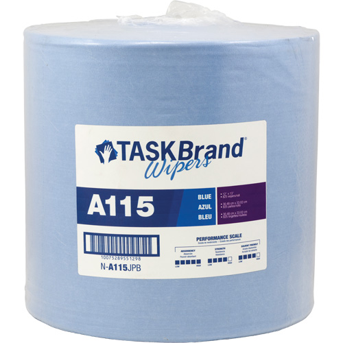 Chiffons &agrave; haut rendement A115 TaskBrand, Robuste, 13" lo x 12" la Seagulf Marine Industries Inc.
