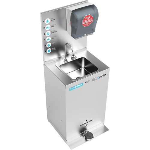Poste de nettoyage des mains portable MRSink Seagulf Marine Industries Inc.