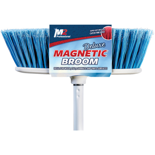 Flat Magnetic Indoor Broom with Handle, 48" Long Seagulf Marine Industries Inc.