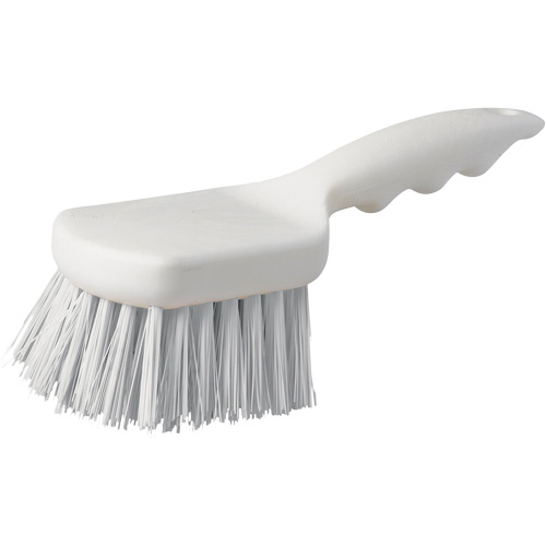 Short Handle Pot Brush, 9" L, Polypropylene Bristles, White Seagulf Marine Industries Inc.