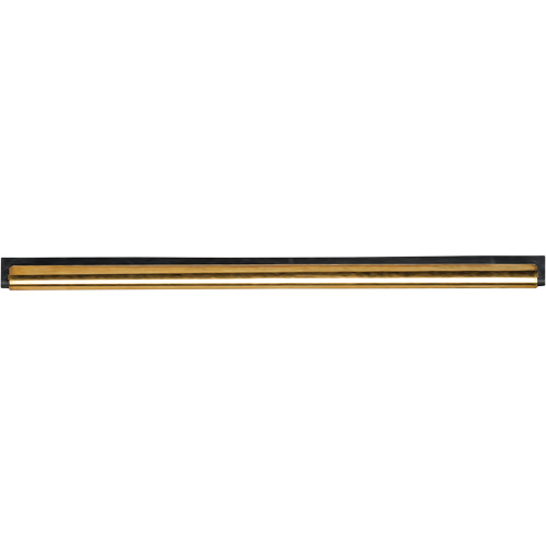 Window Squeegee Channel and Rubber, 12", Rubber, Brass Frame Seagulf Marine Industries Inc.