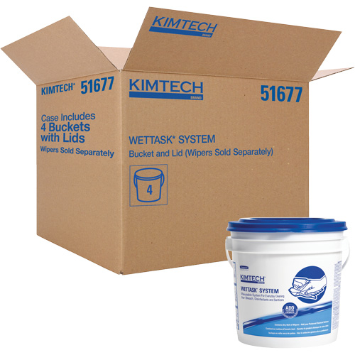 WetTask Wiping System Bucket with Lid Seagulf Marine Industries Inc.