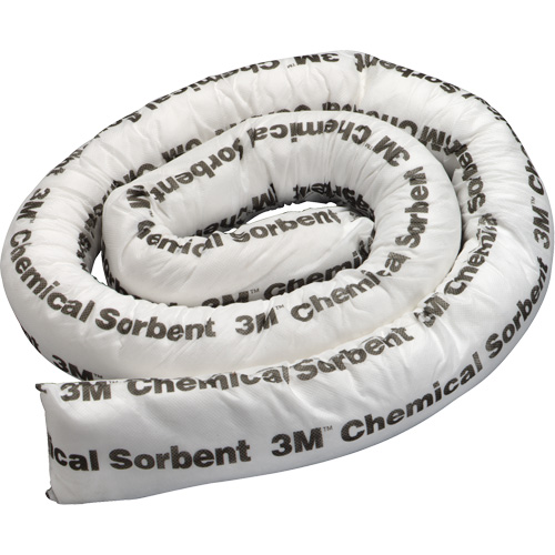 Mini-barri&egrave;re de pollution absorbante pour produits chimiques, Mati&egrave;res dangereuses, 8' lo x 3" la, Absorption 15,5 gal Seagulf Marine Industries Inc.