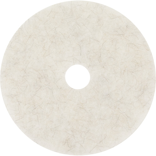Natural Blend Pad, 17", Burnishing, White Seagulf Marine Industries Inc.