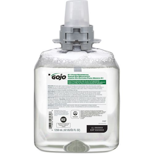 Savon pour les mains FMX-12 E1, Mousse, 1250 ml, Sans parfum Seagulf Marine Industries Inc.