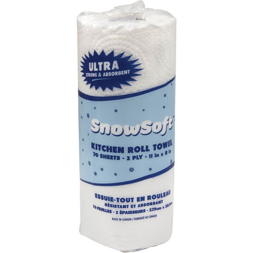 Snow Soft Premium Kitchen Towels, 2 Ply, 70 Sheets/Roll, 8" W, 11" L Seagulf Marine Industries Inc.