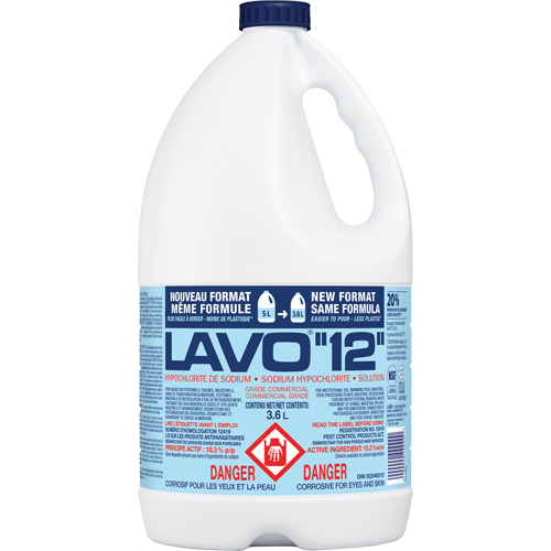 Javellisant liquide, 3,6 L, Cruche Seagulf Marine Industries Inc.