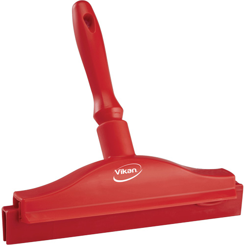 Raclette &agrave; lame double ultra hygi&eacute;nique, 10", Rouge Seagulf Marine Industries Inc.