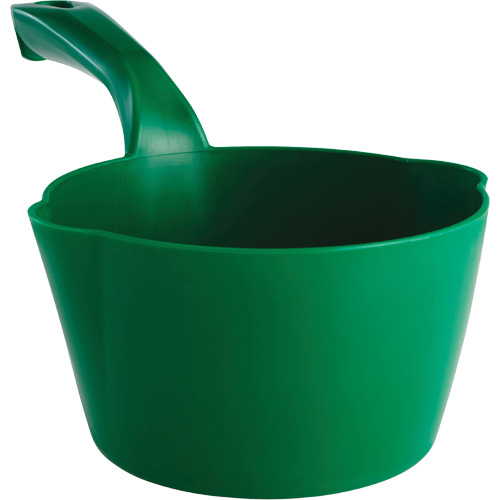 Round Bowl Scoop, Plastic, Green, 32 oz. Seagulf Marine Industries Inc.