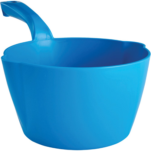 Round Bowl Scoop, Plastic, Blue, 64 oz. Seagulf Marine Industries Inc.