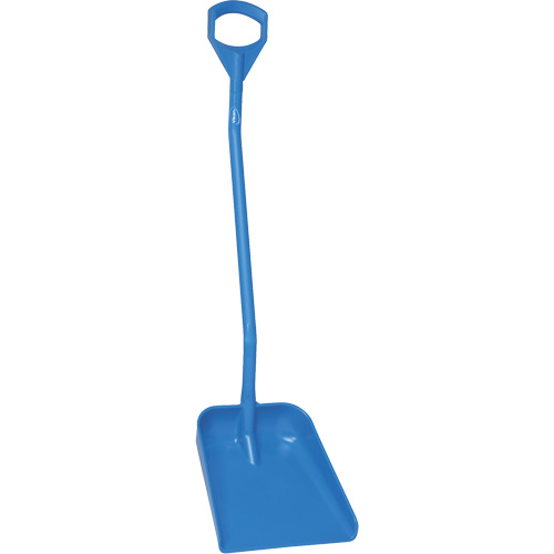 Ergonomic Large Blade Shovel, 51" Length, Plastic, Blue Seagulf Marine Industries Inc.