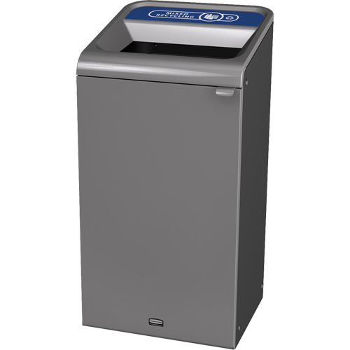 Conteneur pour d&eacute;chets de recyclage m&eacute;lang&eacute;s Configure, Vrac/Bord de rue/De bureau, Acier, 23 gal. US Seagulf Marine Industries Inc.