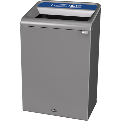Configure Mixed Recycling Waste Container, Bulk/Curbside/Deskside, Steel, 33 US gal. Seagulf Marine Industries Inc.