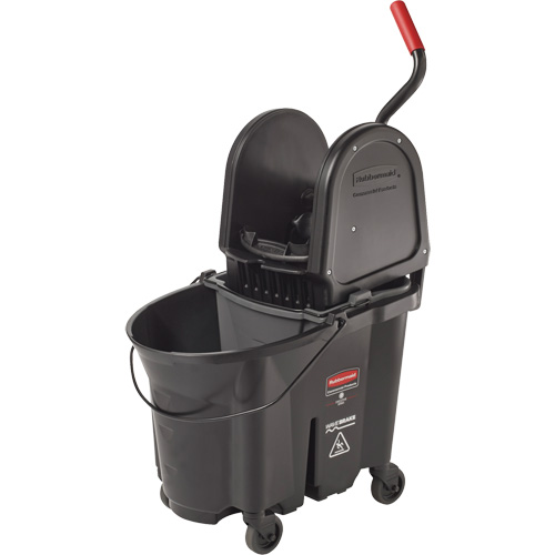 Seau et essoreuse Wavebrake, Pression vers le bas, 8,75 gal. US (35 pintes), Noir Seagulf Marine Industries Inc.