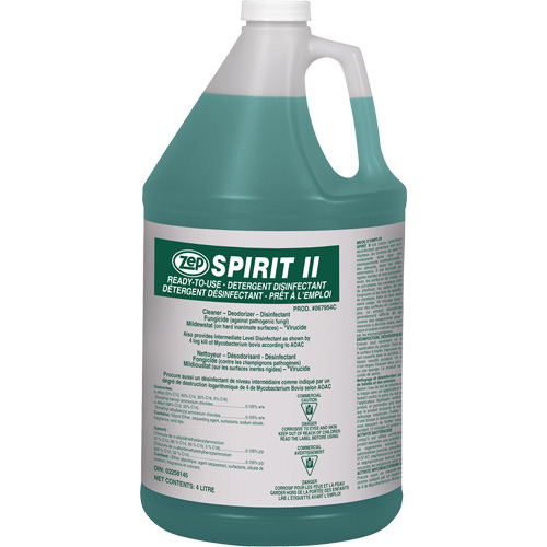 D&eacute;tergent d&eacute;sinfectant Spirit II, 4 L, Cruche Seagulf Marine Industries Inc.