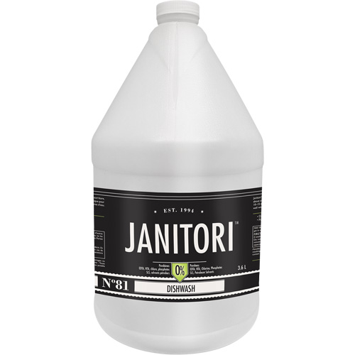 Janitori 81 Dishwash Cleaner, Liquid, 4 L Seagulf Marine Industries Inc.