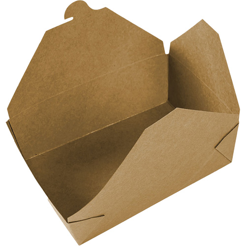 Contenants pour aliments &agrave; emporter Kraft, Ondul&eacute;, Rectangulaire Seagulf Marine Industries Inc.