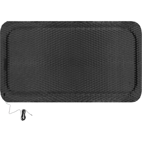 Tapis conductible Hog Heaven, 3' la x 5' lo, 5/8" &eacute;paisseur, Noir, Nitrile Seagulf Marine Industries Inc.