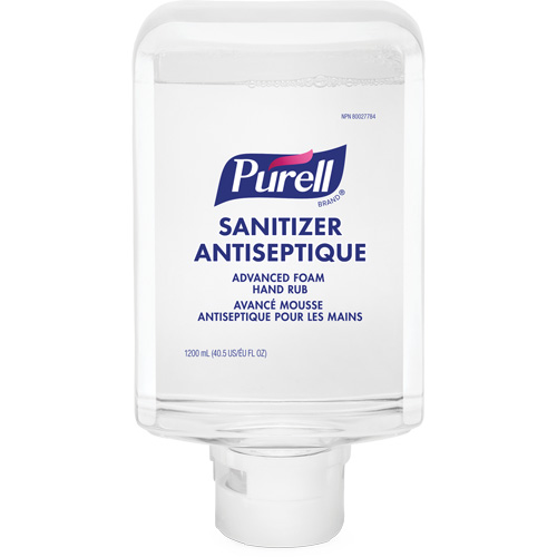 ES10 Advanced Hand Sanitizer Foam, 1200 ml, Cartridge Refill, 70% Alcohol Seagulf Marine Industries Inc.