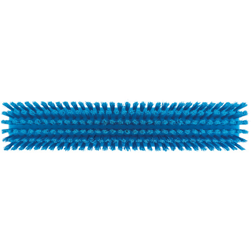 Push Broom Head, Fine/Stiff Bristles, 16-1/2", Polyester/Polypropylene, Blue Seagulf Marine Industries Inc.