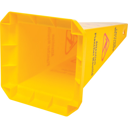 Wet Floor Safety Cone, Bilingual with Pictogram Seagulf Marine Industries Inc.