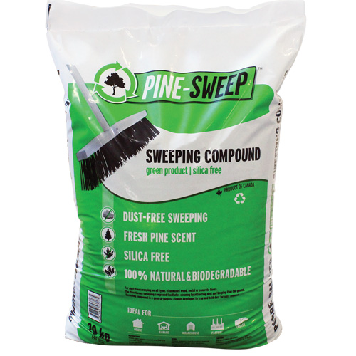 Pine Sweep Biodegradable Sweeping Compound, Bag, 44 lbs. (20 kg) Seagulf Marine Industries Inc.