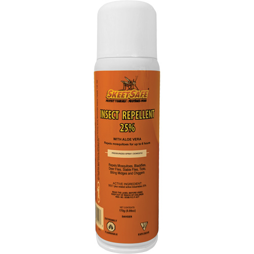 Insect Repellent, 25% DEET, Aerosol, 170 g Seagulf Marine Industries Inc.