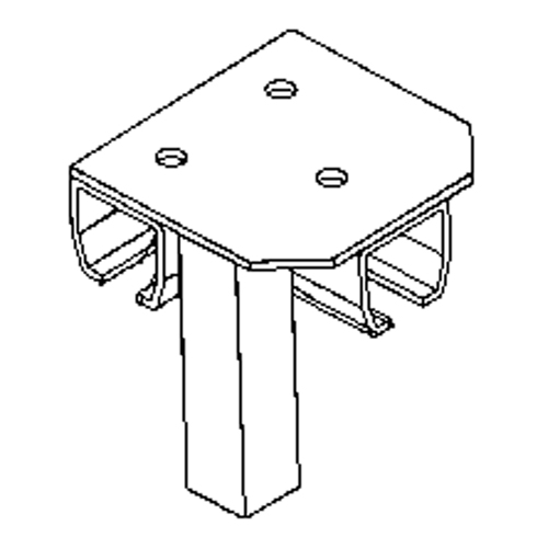 Support de montage au sol pour murs-rideaux Seagulf Marine Industries Inc.