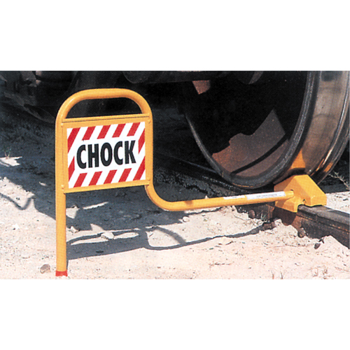 Cales pour wagons ferroviaires, Rail expos&eacute; Seagulf Marine Industries Inc.