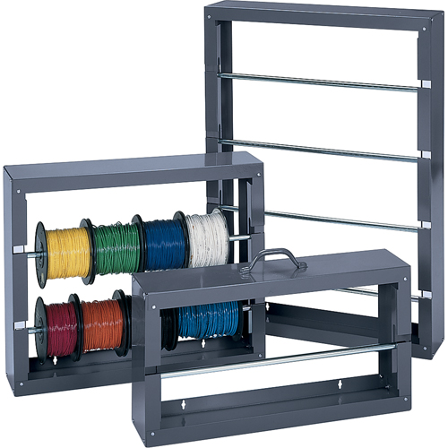 SUPPORT BOBINES DE FILMETALLIQUE (1 TIGE), De base, 6" la x 26-1/8" p x 10-3/8" h Seagulf Marine Industries Inc.