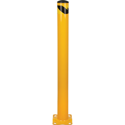Bollard, Steel, 48" H x 4-1/2" W, Yellow Seagulf Marine Industries Inc.