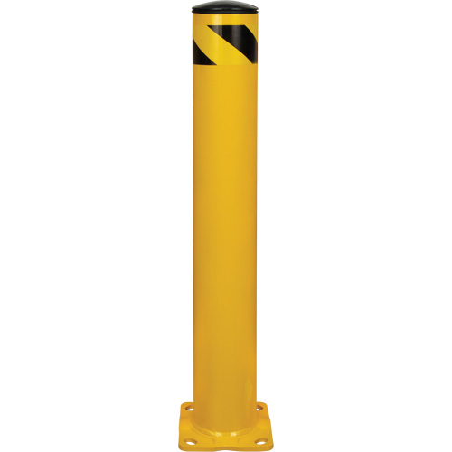 Safety Bollard, Steel, 36" H x 5-1/2" W, Yellow Seagulf Marine Industries Inc.