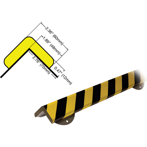 WPK-H+ Profile 1M Corner Protection Bumper Guard Wall Protection Kit Seagulf Marine Industries Inc.