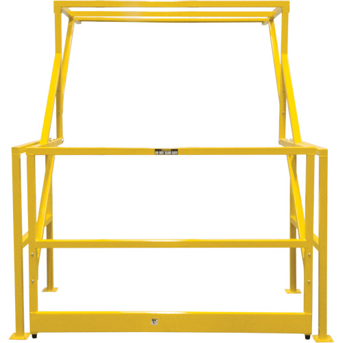 Mezzanine Safety Gate, 70" L x 77" H, 78" Raised, Yellow Seagulf Marine Industries Inc.