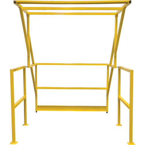 Mezzanine Safety Gate, 70" L x 77" H, 78" Raised, Yellow Seagulf Marine Industries Inc.