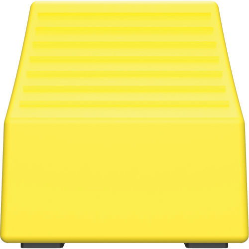 Cale de roue ultra-robuste pour l'exploitation mini&egrave;re Checkers Safety sans support, PEHD, Jaune, 14-1/2" la x 17-1/2" p x 16" h Seagulf Marine Industries Inc.