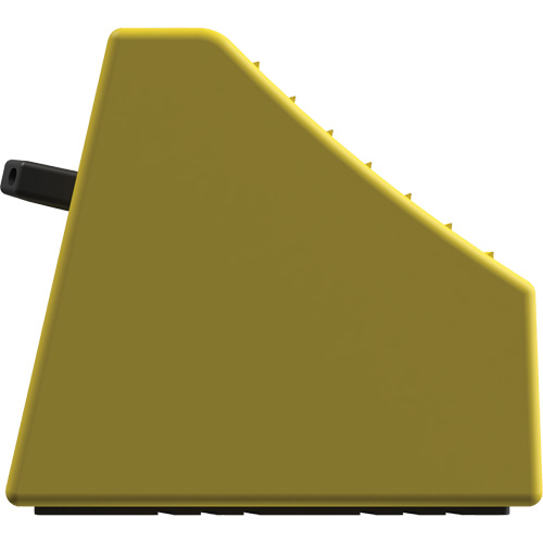 Cale de roue ultra-robuste pour l'exploitation mini&egrave;re Checkers Safety sans support, PEHD, Jaune, 14-1/2" la x 17-1/2" p x 16" h Seagulf Marine Industries Inc.