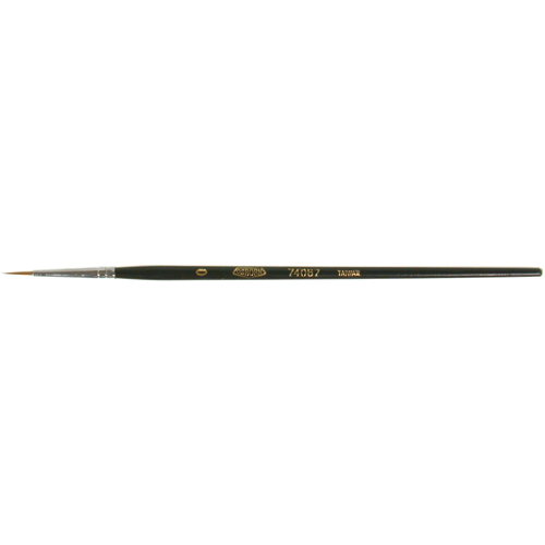 Artist Paint Brush, 1/16" Brush Width, Red Sable, Wood Handle Seagulf Marine Industries Inc.