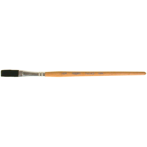 Pinceau une passe, Largeur de la brosse de 3/8", Soie de bœuf, Manche &agrave; Bois Seagulf Marine Industries Inc.
