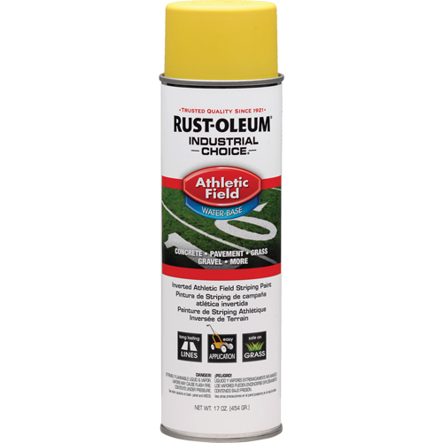 Industrial Choice&reg; AF1600 Athletic Field Striping Paint, Yellow, 17 oz., Aerosol Can Seagulf Marine Industries Inc.
