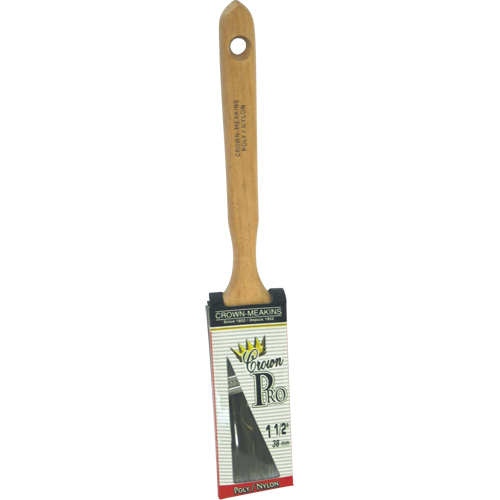 Pinceau angulaire Pro, Poly/nylon, Manche Bois, Largeur de 1-1/2" Seagulf Marine Industries Inc.