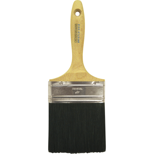 Straight Wall Paint Brush, Bristle, Wood Handle, 4" Width Seagulf Marine Industries Inc.