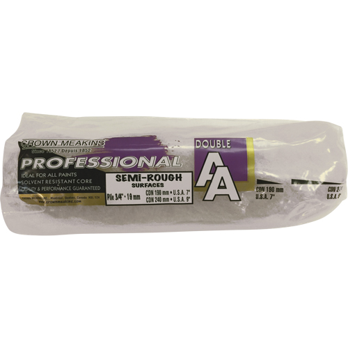 Manchon de rouleau &agrave; peinture synth&eacute;tique professionnel AA, Nap 19 mm (3/4"), 240 mm (9-1/2") l Seagulf Marine Industries Inc.