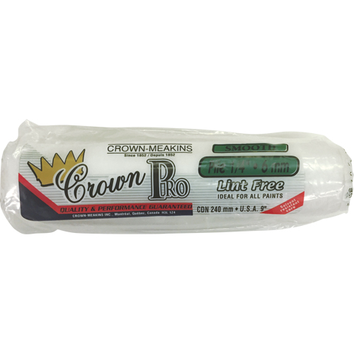 Professional Lint-Free Paint Roller Cover, 6 mm (1/4") Nap, 240 mm (9-1/2") L Seagulf Marine Industries Inc.