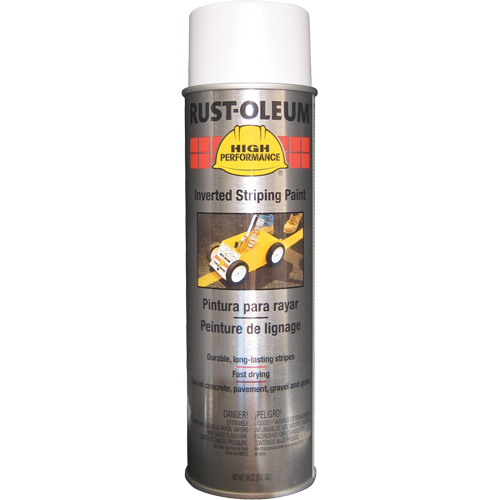 High Performance 2300 System Inverted Striping Spray Paint, White, 18 oz., Aerosol Can Seagulf Marine Industries Inc.