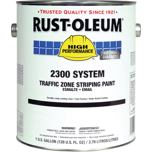 2300 System Traffic Zone Striping Paint, Yellow, 5 gal., Gallon Seagulf Marine Industries Inc.