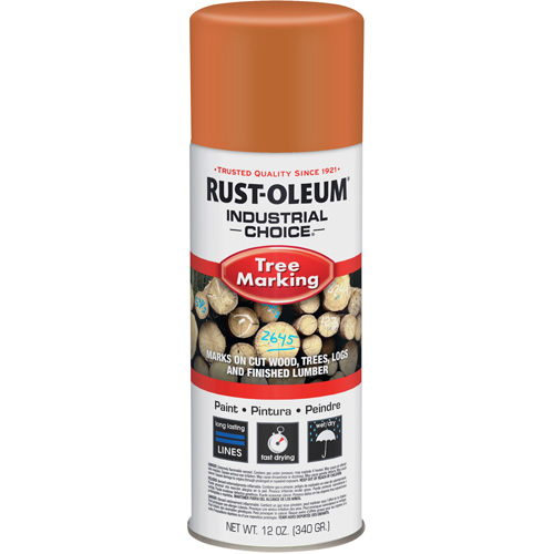 Industrial Choice T1600 Tree Marking Paint, 12 oz., Aerosol Can Seagulf Marine Industries Inc.